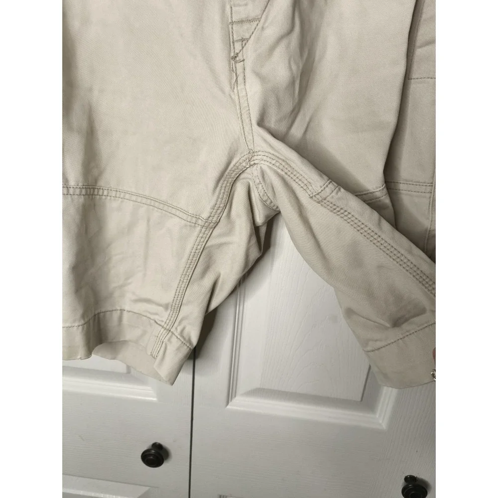 Vintage Polo Ralph Lauren Cargo Shorts Mens 42 Khaki Baggy Twill Casual 90s‎ Y2K